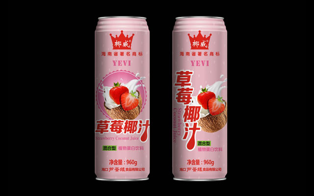 2016椰威草莓椰汁